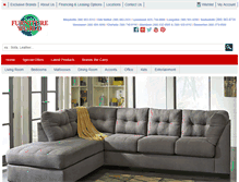 Tablet Screenshot of furnitureworldnw.com